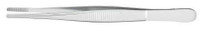 Dressing Forceps McKesson 5 Inch Length Office Grade Stainless Steel NonSterile NonLocking Thumb Handle Serrated Tip 43-2-710 Pack of 1 43-2-710 McKesson 487577_EA