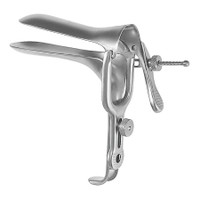 Vaginal Speculum McKesson Argent™ Graves NonSterile Surgical Grade Stainless Steel Medium Double Blade Duckbill Reusable Without Light Source Capability 43-1-312 Each/1