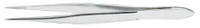 Splinter Forceps McKesson Argent™ Francis 3-1/2 Inch Length Surgical Grade Stainless Steel NonSterile NonLocking Thumb Handle Straight Circular Paddle, Ring Tip 43-1-777 Pack of 1 43-1-777 McKesson Argent™ 487434_EA