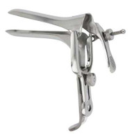Vaginal Speculum McKesson Graves NonSterile Office Grade Stainless Steel Medium Double Blade Duckbill Reusable Without Light Source Capability 43-2-312 Pack of 1 43-2-312 McKesson 487508_EA