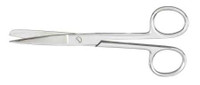 Operating Scissors McKesson 5-1/2 Inch Length Office Grade Stainless Steel Finger Ring Handle Straight Sharp Tip / Sharp Tip 43-2-275 Pack of 1 43-2-275 McKesson 487493_EA