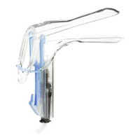 Vaginal Speculum KleenSpec® 590 Series Premium Pederson NonSterile Office Grade Acrylic Large Double Blade Duckbill Disposable Built-In Light Source 59004-LED Box of 14 59004-LED KleenSpec® 590 Series Premium 994808_BX