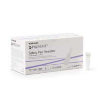 Safety Insulin Pen Needle McKesson Prevent® 31 Gauge 6 mm Length Automatic Safety Without Back-End Shield 16-N6MMPA Case of 2000 16-N6MMPA McKesson Prevent® 1118151_CS