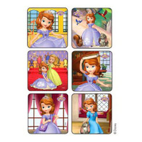 Disney® 75 per Pack Sofia the First Disney Princess Sticker 2-1/2 Inch 1518P Roll/1