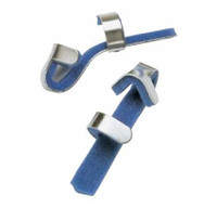 Finger Splint ProCare® Medium Fold-Over One Size Blue / Silver 79-72095 Pack of 12 79-72095 ProCare® 381624_PK