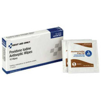PVP Prep Pad First Aid Only 10% Strength Povidone Iodine Individual Packet Medium NonSterile 12-015-004 Case of 60 12-015-004 First Aid Only 1203020_CS