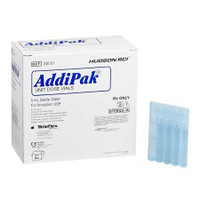Addipak Unit Dose Vials 5 mL Sterile Water – HUD20051, Box of 100 HUD20051 Addipak® 669136_BX