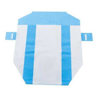 SMART-FOLD* H650 Sterilization Wrap White / Blue 48 x 61 Inch Dual Layer SMS Polypropylene Steam / EO Gas / Hydrogen Peroxide 14309 Bag of 12 14309 SMART-FOLD* H650 832284_BG