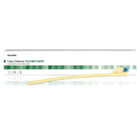 Foley Catheter McKesson 2-Way Standard Tip 5 cc Balloon 18 Fr. Silicone Coated Latex 16-SLFOL518 Case of 200 16-SLFOL518 McKesson 1152085_CS