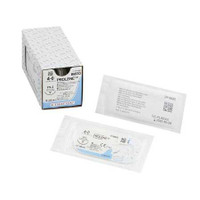 Nonabsorbable Suture with Needle Prolene™ Polypropylene FS-2 3/8 Circle Reverse Cutting Needle Size 4 - 0 Monofilament 8683G Box of 12 8683G Prolene™ 3266_BX