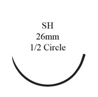 Absorbable Suture with Needle Coated Vicryl™ Polyglactin 910 SH 1/2 Circle Taper Point Needle Size 2 - 0 Braided J417H Box of 36 J417H Coated Vicryl™ 101290_BX