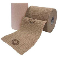 2 Layer Compression Bandage System CoFlex® TLC Calamine with Indicators 4 Inch x 6 Yard / 4 Inch x 7 Yard Self-Adherent / Pull On Closure Tan NonSterile 20 to 30 mmHg 8840UBC-TN Case of 8 8840UBC-TN CoFlex® TLC Calamine with Indicators 1194368_CS