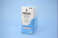 Nonabsorbable Suture with Needle Prolene™ Polypropylene FSLX 3/8 Circle Reverse Cutting Needle Size 0 Monofilament 8690H One Dozen 8690H Prolene™ 3618_DZ