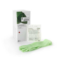 Surgical Glove GAMMEX® Non-Latex PI Green Size 6 Sterile Polyisoprene Standard Cuff Length Micro-Textured Light Green Chemo Tested 20685260 Box of 50 20685260 GAMMEX® Non-Latex PI Green 648141_BX