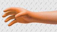 Exam Glove NitriDerm® EP Orange® Small NonSterile Nitrile Extended Cuff Length Fully Textured Orange Chemo Tested / Fentanyl Tested 189100 Case of 1000 189100 NitriDerm® EP Orange® 812550_CS