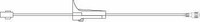 IV Extension Set Standard Bore 30 Inch Tubing Without Filter V5484 Case of 50 V5484 B. Braun 386755_CS