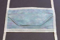 Surgical Mask Cardinal Health™ Anti-fog Foam Duckbill Tie Closure One Size Blue NonSterile ASTM Level 3 Adult AT54535 Case of 6 AT54535 Cardinal Health™ 532444_CS