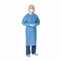 Protective Procedure Gown X-Large Blue NonSterile Not Rated Disposable 3201PG Case of 6 3201PG Cardinal 524952_CS