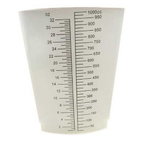 Graduated Container Triangular Polyethylene 1,000 mL (32 oz.) H972-01 Case of 200 H972-01 MEDEGEN MEDICAL PRODUCTS LLC 939803_CS
