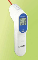 Infrared Thermometer Fisherbrand™ Traceable® Fahrenheit / Celsius -76° to +932°F (-60° to +500°C) Infrared Sensor Handheld Battery Operated 0666438 Pack of 1 0666438 Fisherbrand™ Traceable® 511160_EA