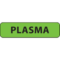 Drug Label MedVision® Anesthesia Label Plasma Fluorescent Green 5/16 x 1-1/4 Inch MV01FG0959 Roll of 1 MV01FG0959 MedVision® 803914_RL