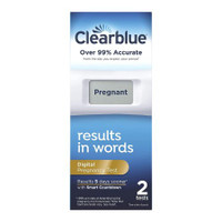 Reproductive Health Test Kit Clearblue® hCG Pregcy Test 2 Tests CLIA Waived 63347200290 Box/1