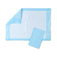 Disposable Underpad Protection Plus® 17 x 24 Inch Fluff Light Absorbency MSC281230 Case of 300 MSC281230 Protection Plus® 476207_CS