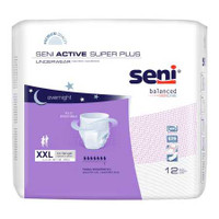 Unisex Adult Absorbent Underwear Seni® Active Super Plus Pull On with Tear Away Seams 2X-Large Disposable Heavy Absorbency S-2X12-AP1 Case of 48 S-2X12-AP1 Seni® Active Super Plus 1226547_CS