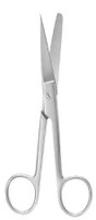 Operating Scissors McKesson Argent™ 5-1/2 Inch Length Surgical Grade Stainless Steel Finger Ring Handle Straight Sharp Tip / Sharp Tip 43-1-275 Pack of 1 43-1-275 McKesson Argent™ 487334_EA