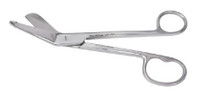 Bandage Scissors Vantage® Lister 8 Inch Length Office Grade Stainless Steel Finger Ring Handle Angled Blade Blunt Tip / Blunt Tip V95-550 Each/1