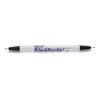Skin Marker with Ruler Blephmarker® Gentian Violet / Gentian Violet Ink Full Size Dual Tip, Ultra Fine / Ultra Fine Sterile 1424SR-100 Case of 100 1424SR-100 BlephMarker® 811656_CS