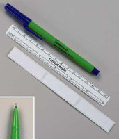 Skin Marker with Ruler and Labels Convertors® Gentian Violet Ink Full Size Fine Tip Sterile 250FPRL Box of 50 250FPRL Convertors® 724519_BX