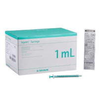 General Purpose Syringe Injekt™ 1 mL Luer Slip Tip Without Safety 9166017V-02 Box of 100 9166017V-02 Injekt™ 880804_BX