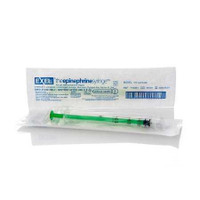 Epinephrine Syringe SnapMedical™ 0.5 mL Luer Lock Tip Without Safety 71923000-00 Box of 100 71923000-00 SnapMedical™ 1195521_BX