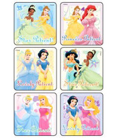 Kids Love Stickers® 90 per Pack Disney Princess Patient - New Classics Sticker 2-1/2 Inch 1411P Pack/1