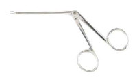Ear Forceps Vantage® Hartmann-Noyes 3-1/4 Inch Length Floor Grade Stainless Steel NonSterile NonLocking Finger Ring Handle Straight Serrated Alligator Jaws V919-434 Pack of 1 V919-434 Vantage® 250364_EA