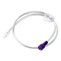 Single Port Enteral Extension Set Right Angle, 24 Inch VED-1005 Pack of 1