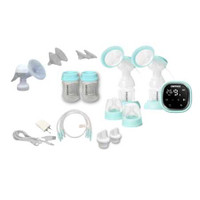 Double Electric Breast Pump Kit Zomee TEXAS Z2 BUNDLE Pack of 1 TEXAS Z2 BUNDLE Zomee 1183316_EA