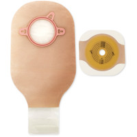 Ileostomy / Colostomy Pouch New Image‚ Two-Piece System 12 Inch Length Flat, Trim to Fit Drainable 19604 Box of 5