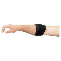 Elbow Support DeRoyal® Medium Pull-On / Hook and Loop Strap Closure Tennis Elbow Strap Left or Right Elbow 10 to 11 Inch Forearm Circumference Black NE7731-73 Pack of 1 NE7731-73 Deroyal® 371407_EA