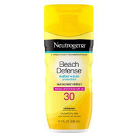 Sunscreen Neutrogena® Beach Defense®Water + Sun Protection SPF 30 Lotion 6.7 oz. Bottle 08680087271 Pack of 1 08680087271 Neutrogena® Beach Defense®Water + Sun Protection 1193254_EA