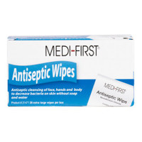 Antiseptic Skin Towelette Medi-First® Individual Packet Scented 20 Count 21471 Case/400