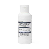 Surgical Scrub Solution Dyna-Hex 4® 4 oz. Bottle 4% Strength CHG (Chlorhexidine Gluconate) NonSterile 1061DYN04 Pack of 1 1061DYN04 Dyna-Hex 4® 483093_EA