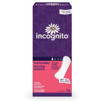 Panty Liner Incognito® Extra Long Light Absorbency 10006612 Case of 408 10006612 Incognito® 1192541_CS