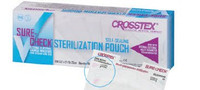 Sterilization Pouch Sure-Check® Ethylene Oxide (EO) Gas / Steam 5-1/4 X 10 Inch Transparent Self Seal Film SCM2 Case/2000