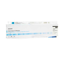 Urethral Catheter McKesson Coude Tip Hydrophilic Coated PVC 10 Fr. 16 Inch 16-MH1610C Case of 300 16-MH1610C McKesson 1135730_CS