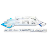 Intermittent Catheter Tray Hydrophilic Cure Catheter® Male / Straight Tip w/ Insert 14 Fr. Hydrophilic Coated PVC HM14UK Box of 30 HM14UK Hydrophilic Cure Catheter® 1105064_BX