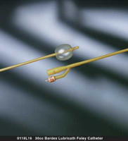 Foley Catheter Bardex® 2-Way Round Tip 30 cc Balloon 18 Fr. Latex 0118L18 Case of 12 0118L18 Bardex® 4034_CS