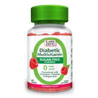 Diabetic Multivitamin Supplement YumV's™ Zero Chromium / Thiamine / Magnesium Gummy 60 per Bottle Raspberry Flavor 6001-06-YMV Bottle/1