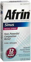 Sinus Relief Afrin® Allergy Sinus 0.05% Strength Nasal Spray 15 mL 04110081127 Pack of 1 04110081127 Afrin® Allergy Sinus 1008194_EA